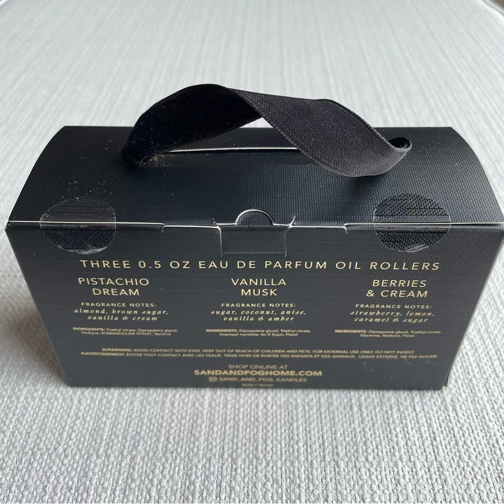 Sand & Fog fragrance Oil rollers discovery Set